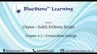 Clayoo 31 Emboss Base Settings Hindi [upl. by Hgielek]