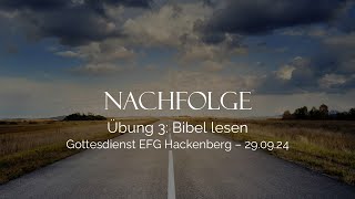 EFG Hackenberg Gottesdienst  220924 [upl. by Llebasi216]