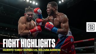 HIGHLIGHTS  Gilberto Zurdo Ramírez vs Sullivan Barrera [upl. by Abih]