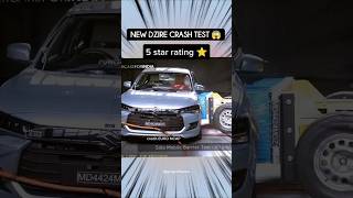 New swift desire crash test⭐swift trending viralvideo shorts [upl. by Croix]