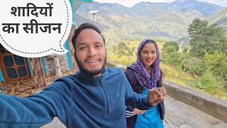 ट्रैक से वापसी और बर्फबारी शुरू  Pahadi Lifestyle Vlog  Pahadi Biker  Alok Rana [upl. by Aidaas589]