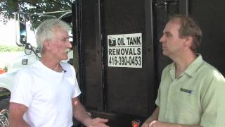 GreenHomeTV  Oil Furnace and Tank Removals with Gibson Removals [upl. by Polash]