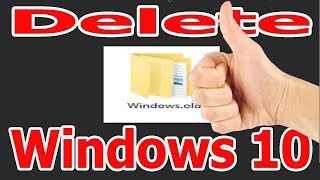 How To Delete WindowsOld Folder In Windows 10 [upl. by Sharai]