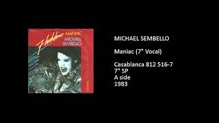 MICHAEL SEMBELLO  Maniac 7 Vocal  1983 [upl. by Irmo76]