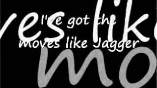 Maroon 5 ft Christina Aguilera Moves Like Jagger lyrics [upl. by Lemal]