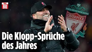 LiverpoolCoach Jürgen Klopp Seine besten Sprüche 2021 [upl. by Ylus742]