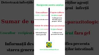 Recipiente pentru analize [upl. by Oicnerual675]