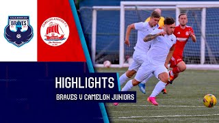 Braves Are Back Caledonian Braves v Camelon Juniors Highlights [upl. by Hsatan569]