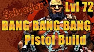 Borderlands 2 Level 72 Gunzerker Pistol Build BANG BANG BANG [upl. by Akeit]