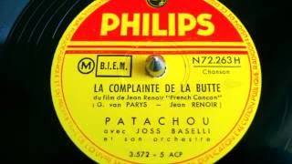 La complainte de la butte  Patachou 78 tours [upl. by Einaj]