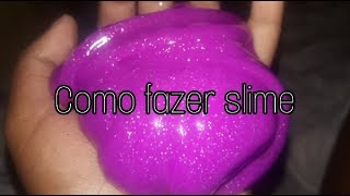 COMO FAZER SLIME COM 2 INGREDIENTES [upl. by Beare82]