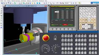 Swansoft CNC 4 Axis Simulation [upl. by Malissia]