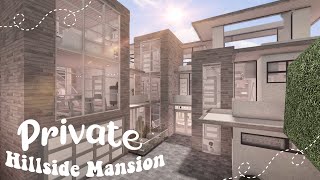 ROBLOX Bloxburg  Private Hillside Mansion  13  Le Yuii [upl. by Cronin]