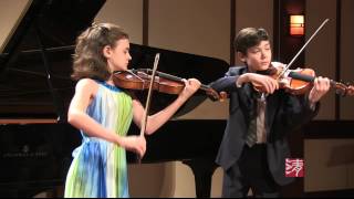 Neubauer Duo plays Hebraique Elegie by Amy Barlowe [upl. by Doownyl]