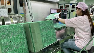 PCB Board Factory Chinas Industrial TitansFully Automated Production [upl. by Ybrad]