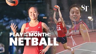 How to play netball  Play of the Month [upl. by Elehcir]