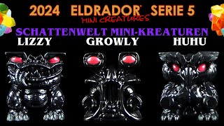 Schleich ® Eldrador ® Mini Creatures  Serie 5  2024  Schattenwelt  Lizzy  Growly  Huhu [upl. by Laban]