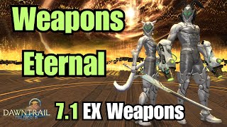 FFXIV Weapons Eternal  EX Weapons [upl. by Akemrej]