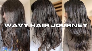 I tried the Curly Girl Method on Wavy Hair for 30 days Type 2A Hair [upl. by Ecnatsnok]