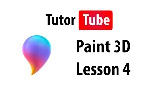 Paint 3D Tutorial  Lesson 4  Cropping [upl. by Ecnarrot]