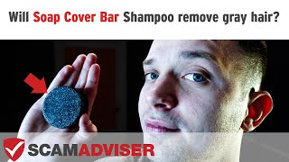 Soap Cover Bar Shampoo Review from a person with hair going gray Does Soapcover grey coverage work [upl. by Manheim504]