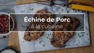 Côte de porc échine et sa crème de fenouil avec toasts [upl. by Saum]