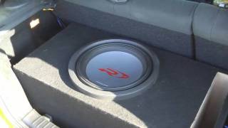 alpine typeR 12quot hifonics brutus 1200 watt amp Aveo5 [upl. by Rees]