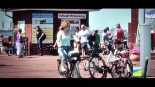 Radfahren auf der NordseeHalbinsel Butjadingen [upl. by Yantruoc]