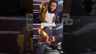 Danae Davis Brother KO’D GucciThirdleg 🥊😳 iamqual boxing fighting reaction [upl. by Fonzie853]