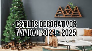 DECORACIÓN NAVIDAD 2024  2025 Colores Tendencias y Texturas Las Mejores Ideas [upl. by Linskey251]