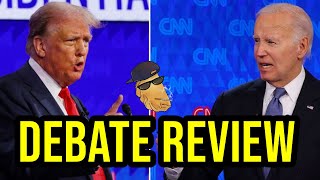 Biden vs Trump Presidential Debate Review  Embarrassing and Pathetic [upl. by Horwitz85]