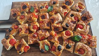 Recette  Focaccia Chorizo Tomates [upl. by Lebama]