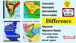 INDIA Districts  Carnatic  Karnataka  Mysore  Arcot  Balaght  Payanghat  Jay Reddy [upl. by Land]