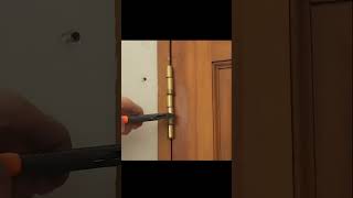 heres how to align the door to the jamb [upl. by Euqirne]