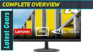 Lenovo D2420 Monitor Review 238quot LCD 75Hz Refresh Rate Low Blue Light Certified [upl. by Delastre]