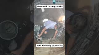 Water tank cleaning at home viral videos service construction watertank watertankcleaningservice [upl. by Gierc]