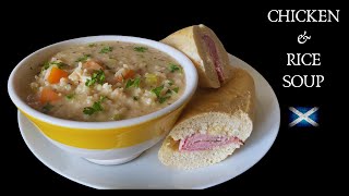 Creamy Chicken amp Rice Soup  Easy One Pot Family Recipe [upl. by Amathist]