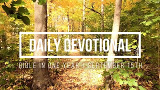 September 15th Devotional [upl. by Diao800]