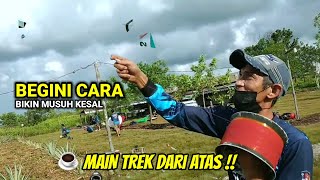 BEGINI CARA BIKIN MUSUH KESAL MAIN TREK DARI ATAS [upl. by Arolf]