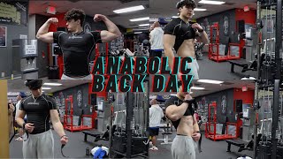 ANABOLIC BACK WORKOUT  NEW CAMERA [upl. by Farkas]