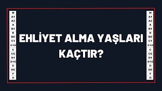 EHLİYET ALMA YAŞI KAÇTIR  EHLİYET KAÇ YAŞINDA ALINIR EHLİYET YAŞ ŞARTLARI EHLİYET ALMA ŞARTLARI [upl. by Htims]