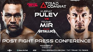 Triller Fight Club Presents Triad Combat  Pulev vs Mir  Post Fight Press Conference [upl. by Piselli]