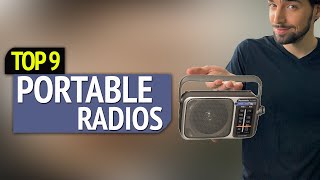 TOP 9 Best Portable Radios [upl. by Anilrahc611]