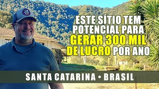 🏡 SÍTIO PARA VENDA EM SANTA CATARINA 10000000 M² COM DUAS CASAS  LAVOURA E PASTAGEM🌿 [upl. by Pauletta]