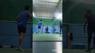 Service error in badminton youtube badmintons ytshots viralvideo ytshortsvideo trending [upl. by Adihsar]