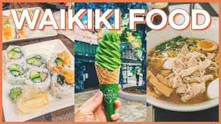 Must Try Restaurants and Cafes in Waikiki  Food Diaries 🍙 🍜 🍣 [upl. by Ulland]