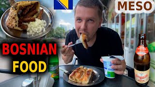 BOSNIAN FOOD CULTURE IS CRAZY 🥘🇧🇦 Sarajevo food tour [upl. by Ahseral877]