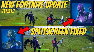 Fortnite Split Screen Fixed New Update V11311 [upl. by Coke]