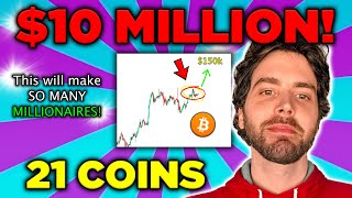 21 CRYPTO COINS YOU MUST BUY BEFORE BITCOIN PRICE EXPLODES to 150k [upl. by Dloraj108]