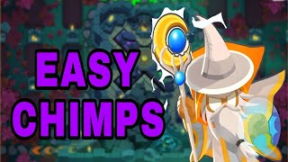 Encrypted CHIMPS Guide for BTD6  Straightforward Strategy [upl. by Aramak876]